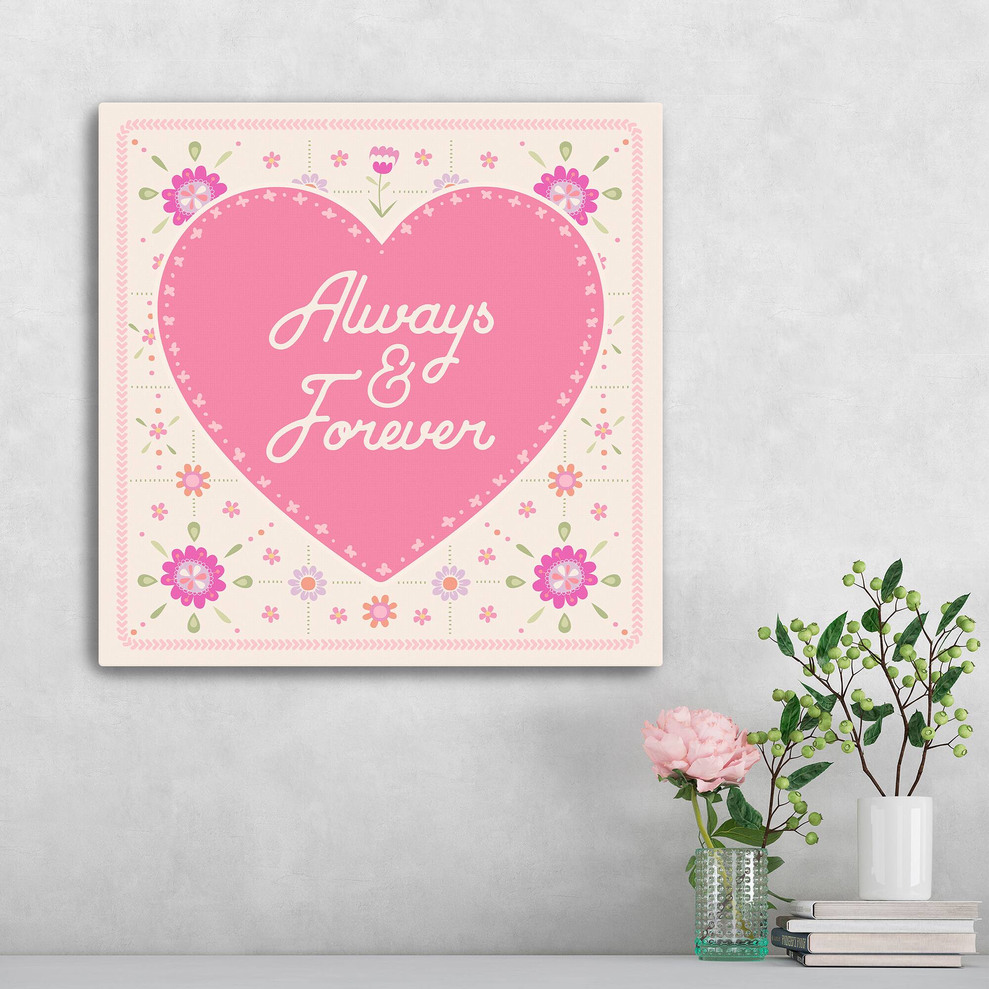 Always & Forever II Canvas Giclée Art